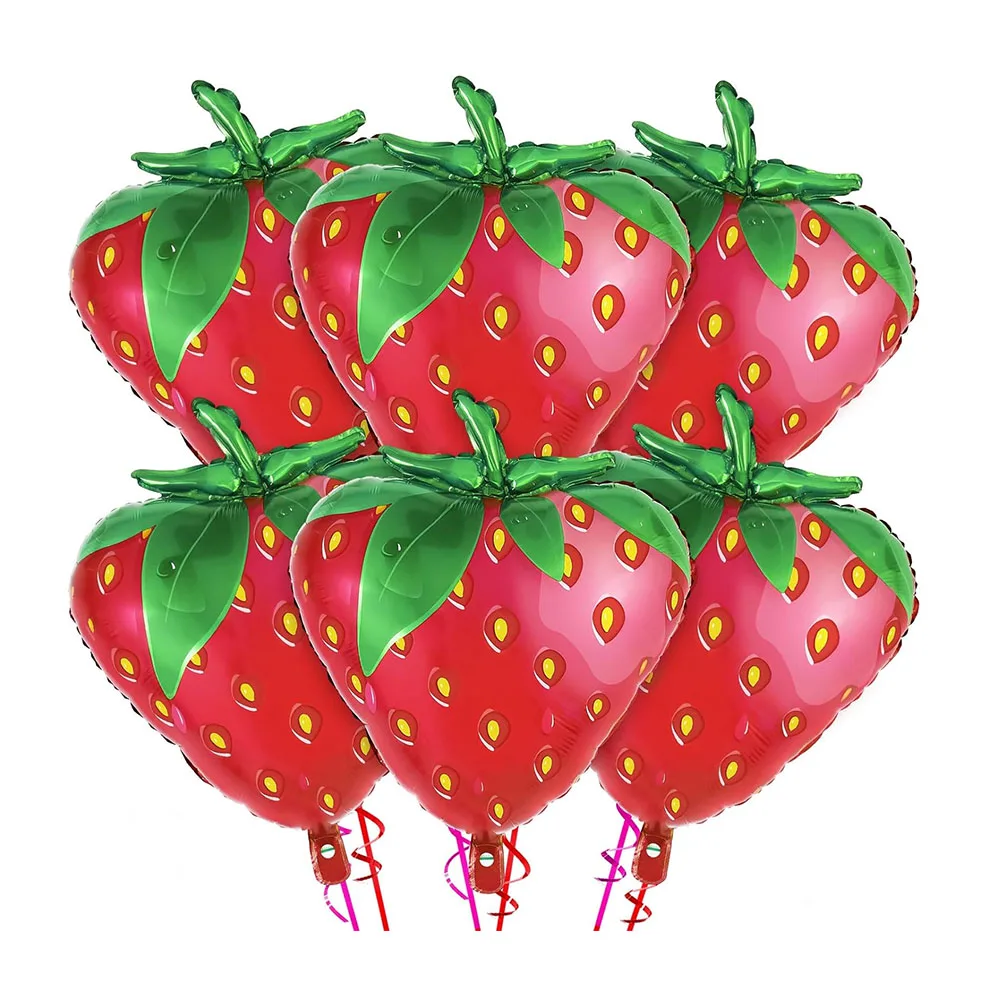 Luftballons Babyparty 10 Stück Erdbeer Ballons Süße Erdbeer Folie Mylar  Luftballons Für Mädchen Erdbeer Themen Geburtstags Feier Korationen  Tischdecke Erdbeere, image size:1000x1000