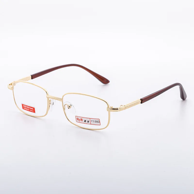 Ahora Metal Frame Glass Lens Presbyopia Reading Glasses Men Women Fashion Square Eyeglasses +0.5+0.75+1.0+1.25+1.5+1.75+2.75~+6 4