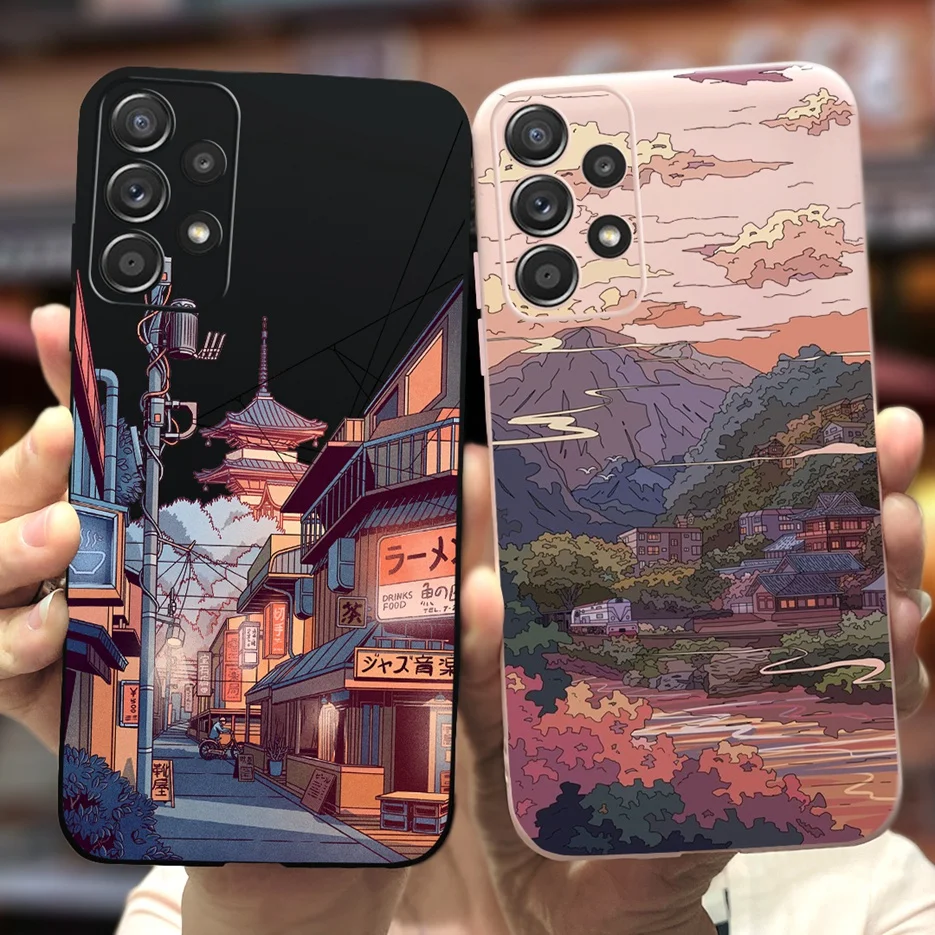 Cute Cartoon Shockproof Soft TPU Phone Case in Pastel Design