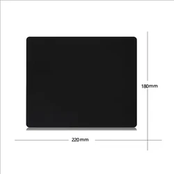 Gaming Esports Anti - Slip Black Mouse Pad - Universal Desktop and Office Use - 18x22  cm (Black)