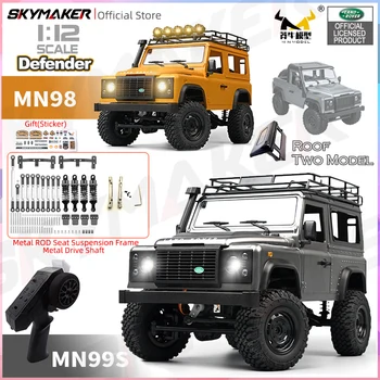 New MN99s MN98 1:12 MN Model RTR Version RC Car 2.4G 4WD RC Rock Crawler Defender Remote Control Car 1/12 RC Truck Cars Toys 1