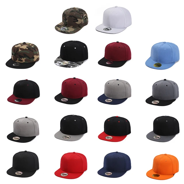 New Cap Hat Sports Trucker Kpop Blank Solid Adjustable Skateboard Men Women bboy Hip Hop Baseball Snapback Flat Visor Era