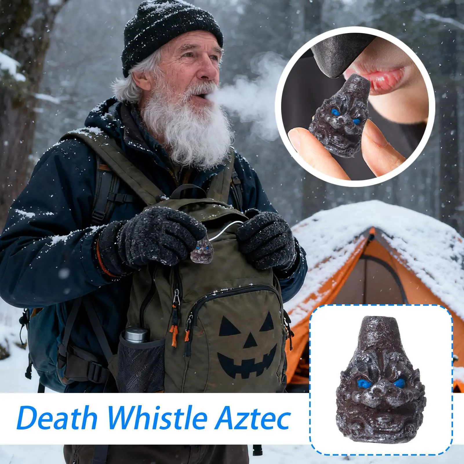 Scary Whistle Party Favor Horror Prank Stuff Halloween Ancient-Sounding Survival Whistles For Men Women Boys Girls Teens Wife