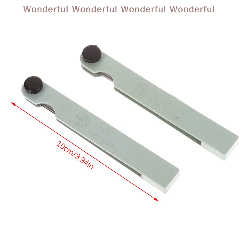14/17 Feeler Gauge Metric Thickness Gauge Set Blades Feeler Stainless Steel Gap 0.05-1.0mm Thickness Filler Tool
