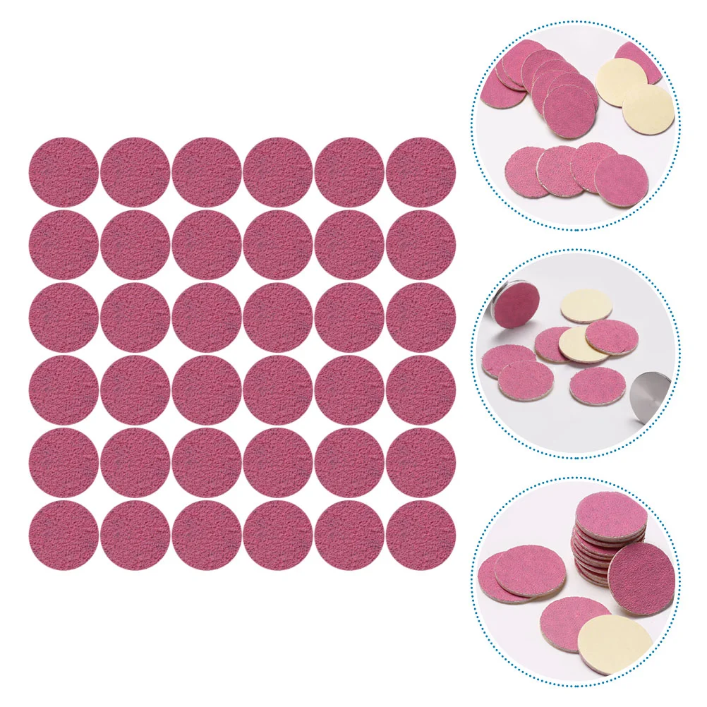 

50Pcs Pedicure Polishing Pads Nail Exfoliating Grinding Pads Replaceable Sanding Discs