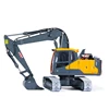 DOUBLE E 3 Arm Hydraulic Excavator 1/14 E111 RC Hydraulic Excavator Metal Model EC160E with Light Engineering RC Car Boy Toy 4