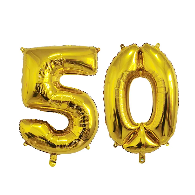 32 inch Number Figure Foil Balloons 10 20 30 40 50 60 70 80 90 Years Old Birthday Balloon Party Decoration Anniversary Supplies foil balloons,birthday balloons,birthday balloon set,party balloon set,birthday party decoration set,foil number balloons