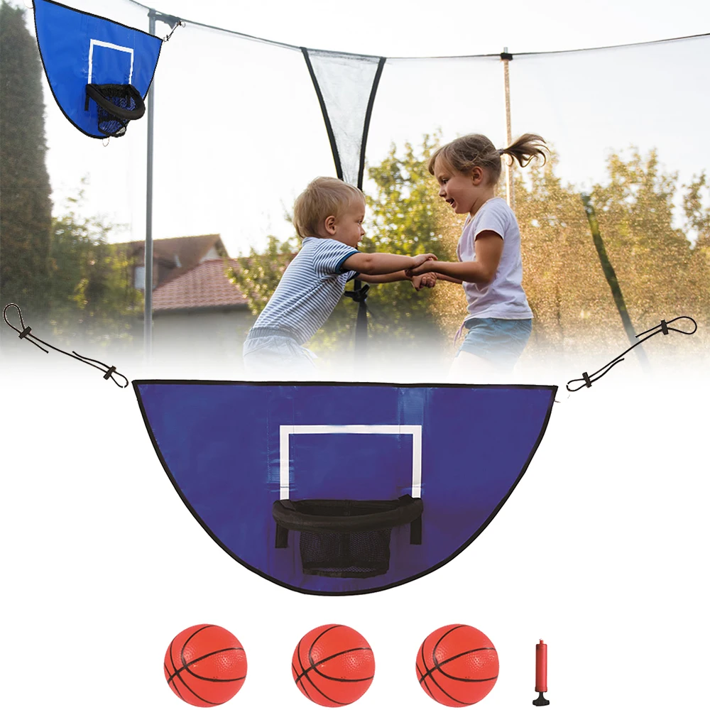 

Мини-батут, баскетбольный обруч, легко устанавливается, баскетбольная стойка, мягкий прочный обруч для подмыкания, для детей и детей