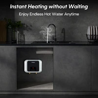Chauffe-eau électrique instantané sans réservoir, 220V/110V, 3500W/5500W, chauffage mural pour salle de bains, douche, maison, cuisine, sous évier 4