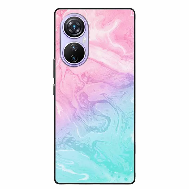 Lovely Marble Print Silicone TPU Phone Case - Soft Back Cover
