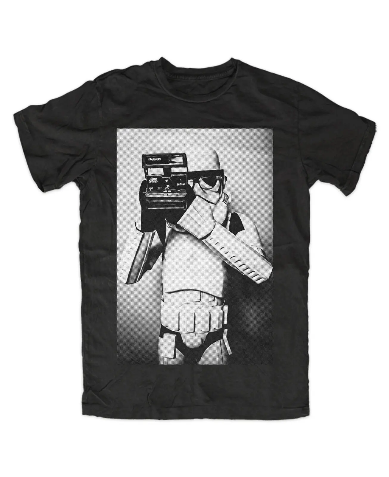 Maglietta Del Fotografo Trooper Black Cult Fun Funny Art