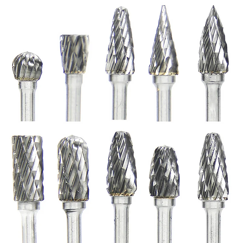 High-Speed Steel Rotary Burr Bits for Carving & Grinding 3