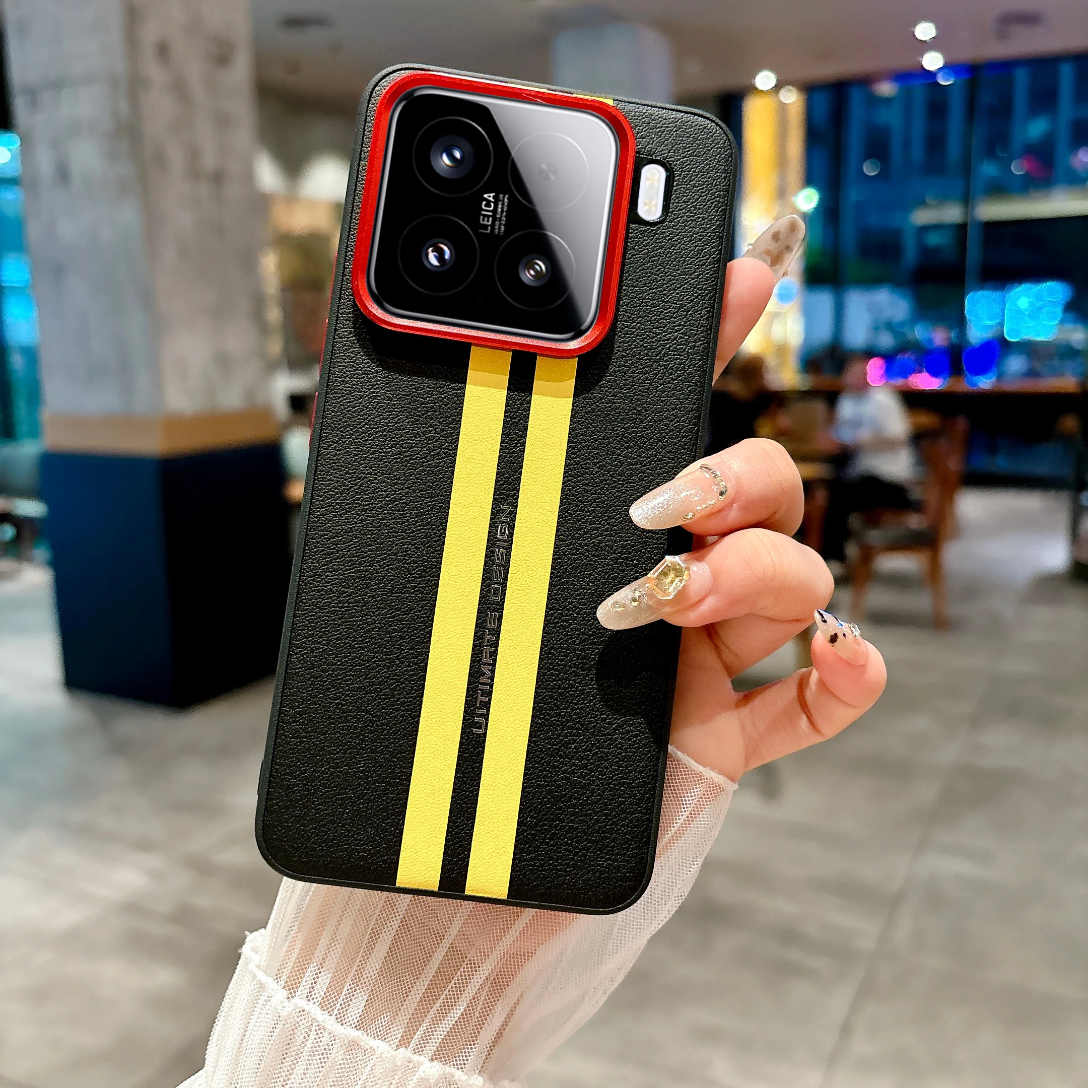 حافظة لهاتف Xiaomi 15 15 Pro 15 مصنوعة من الجلد ال...