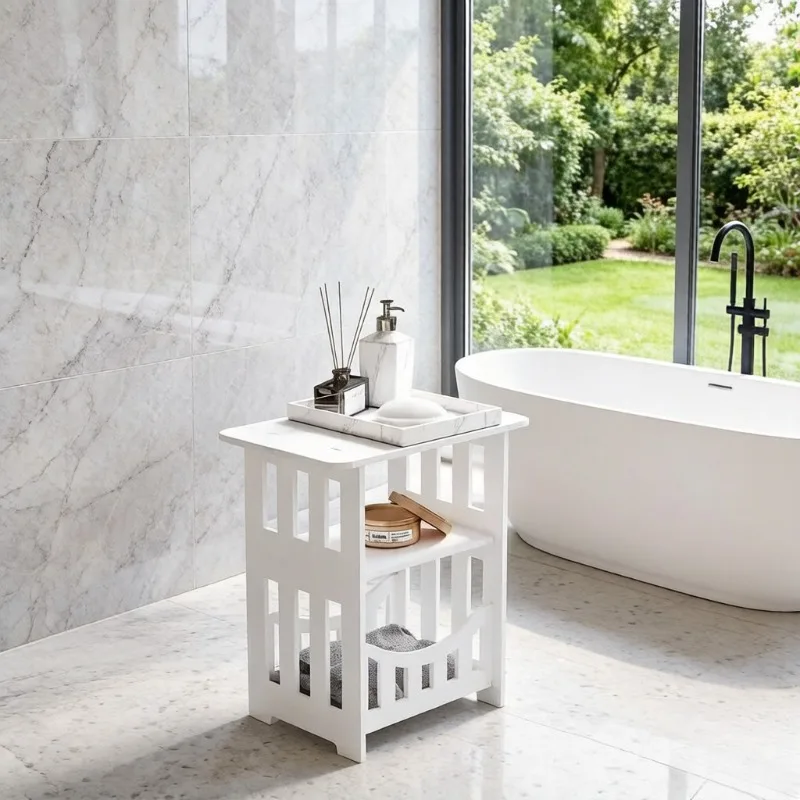 Table d'appoint multifonctionnelle avec rangement, petite table de chevet et table basse pour la maison