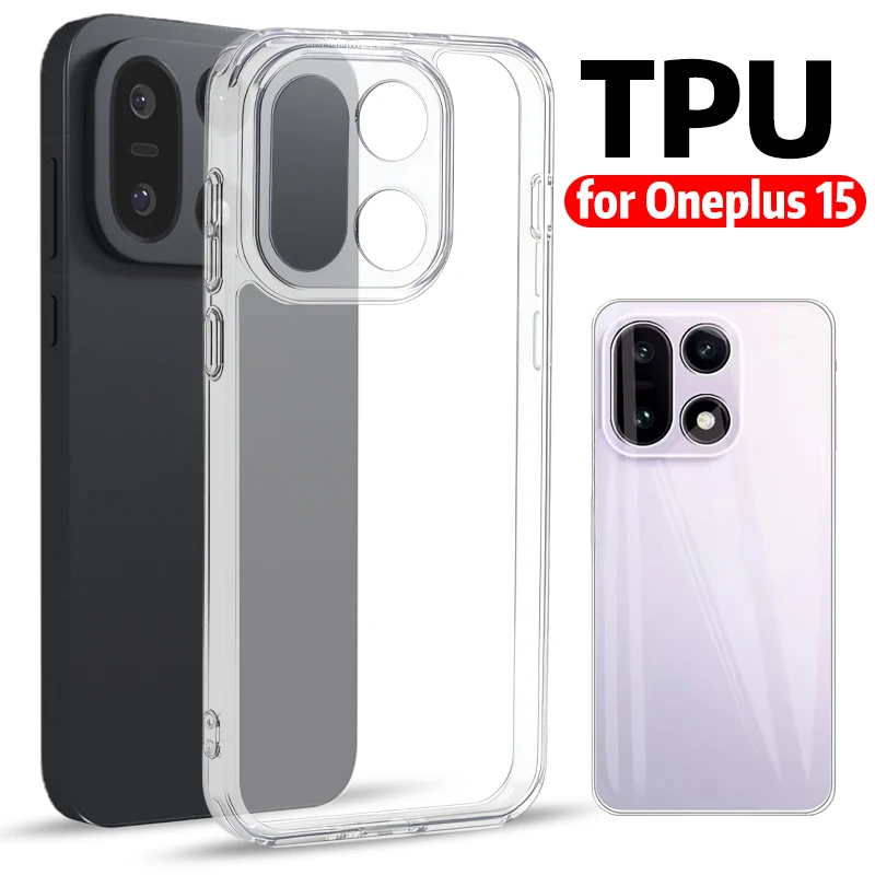 Clear Anti-Scratch Transparent Phone Case - Soft TPU Slim Cover Accessories