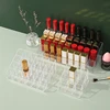 24 Grids Clear Acrylic Lipstick Box Makeup Organizer Storage Box Make Up Brush Organizer Display Holder Cosmetic Organizer Box 2