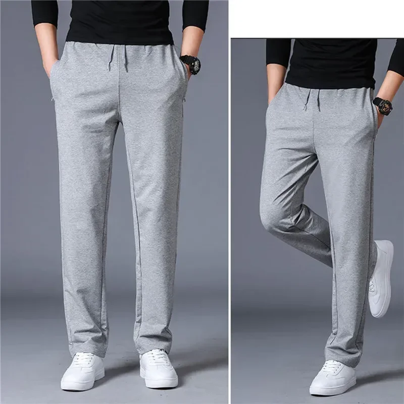 

2023 Men Pants Spring Knit Clothing Sweatpants Leg Oversize Autumn Jogging Wide Tracksuit Trousers Joggers Sportswear Sports