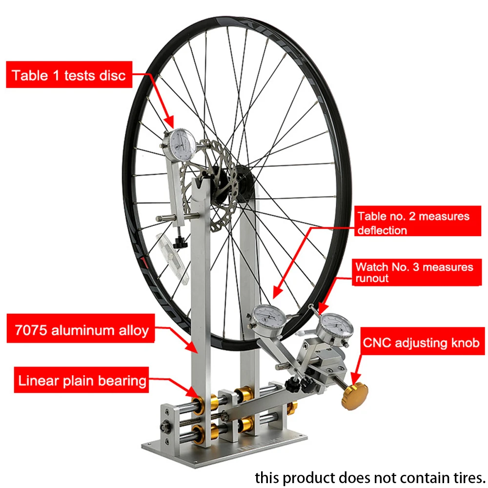 Professional MTB Road Bike Wheel Repair Tools Bicycle Wheel Truning Stand Rims Correction Stand
