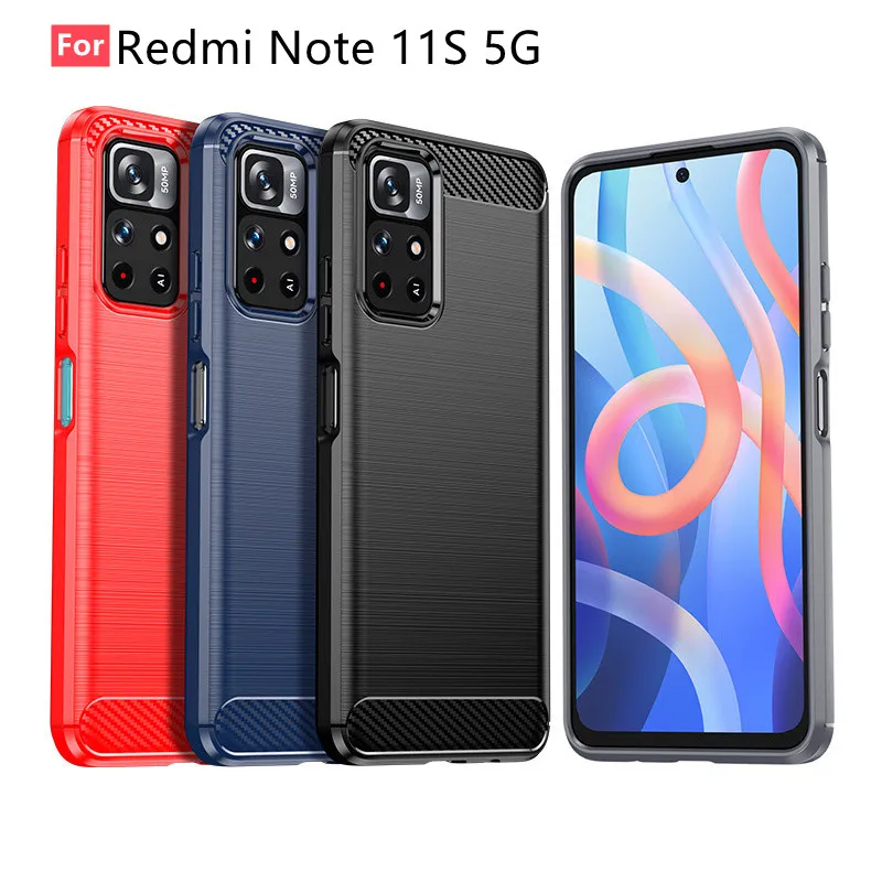 Per Xiaomi Redmi Note 11S 5G Custodia Cover Redmi Note 11S 11 Pro Plus 5G Capas Custodia Morbida In Tpu Antiurto Per Redmi Note 11S Fundas