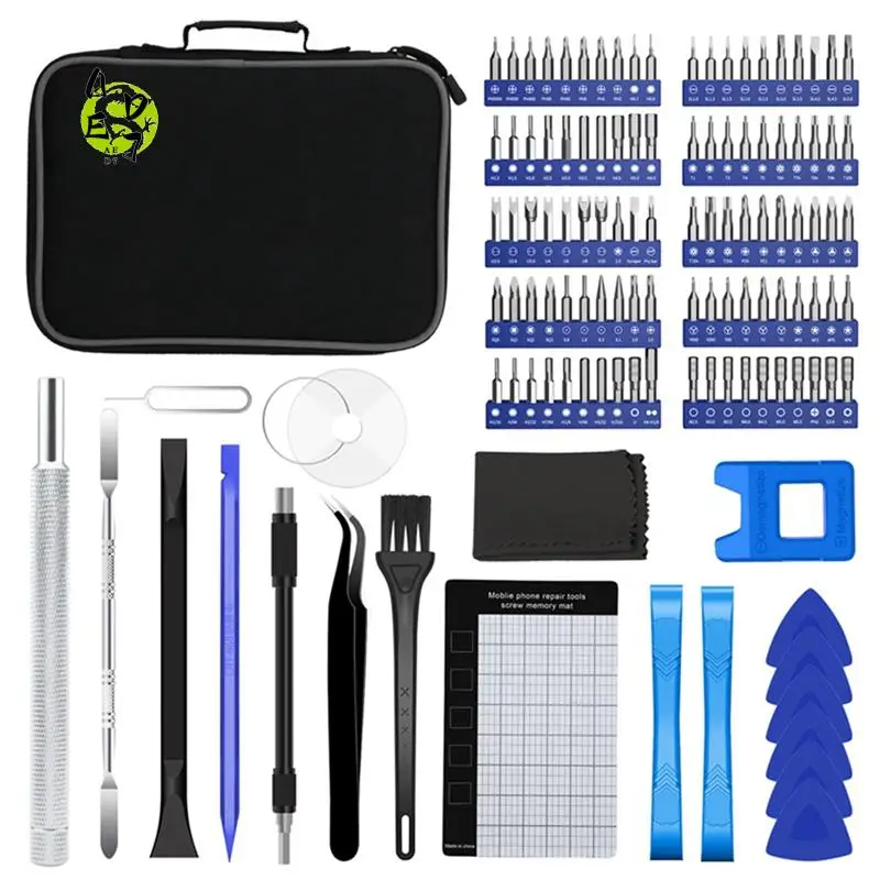 AED7-120-In-1 다기능 스크루 드라이버 세트 휴대 전화 수리 가정용 도구 장난감 모델 분해 및 조립 도구 키트