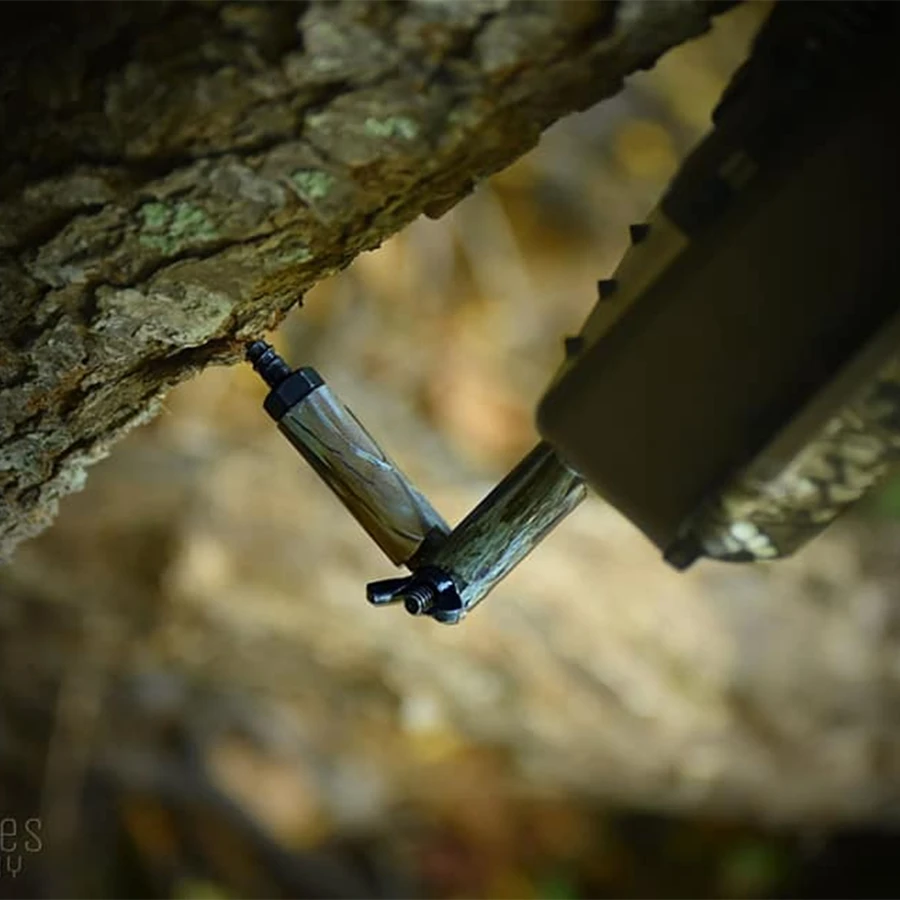 정찰 휴대용 사냥 범용 트레일 카메라 마운트 거치대, 조절 가능한 스트랩리스 게임 트랩, 야생 동물 카메라 장착 나사, 1/4 인치