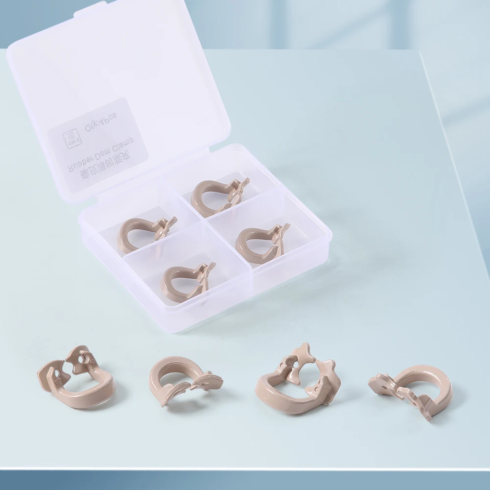 AZDENT Dental-Klemmring-Set aus Kunstharz, Trennring, abschnittsweise konturierte Matrizenhalter, Matrix, feste Klemme, autoklavierbar, 134 ℃ – Detail 1