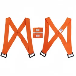 Dual - Person Heavy - Duty Furniture Lifting Strap - Portable Household Moving Tool (Orange)