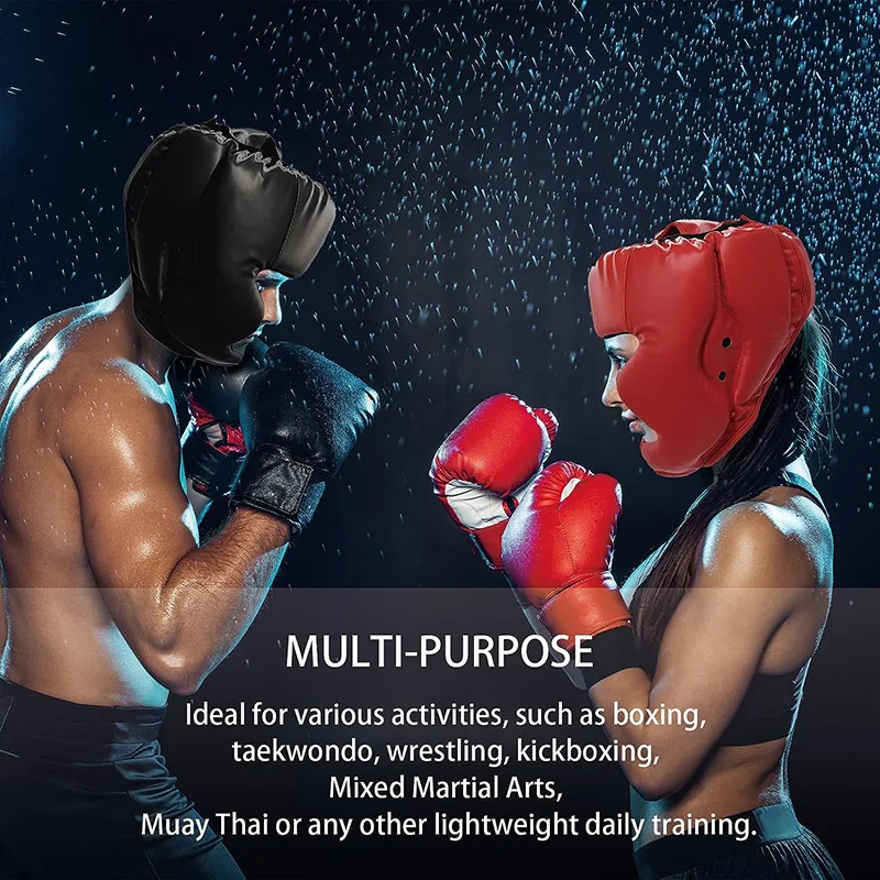 Kids Boxing Headgear Men Women Karate Muay Thai Head Protector Boxing Safety Helmet MMA Fighting Adult Child Taekwondo Equipment