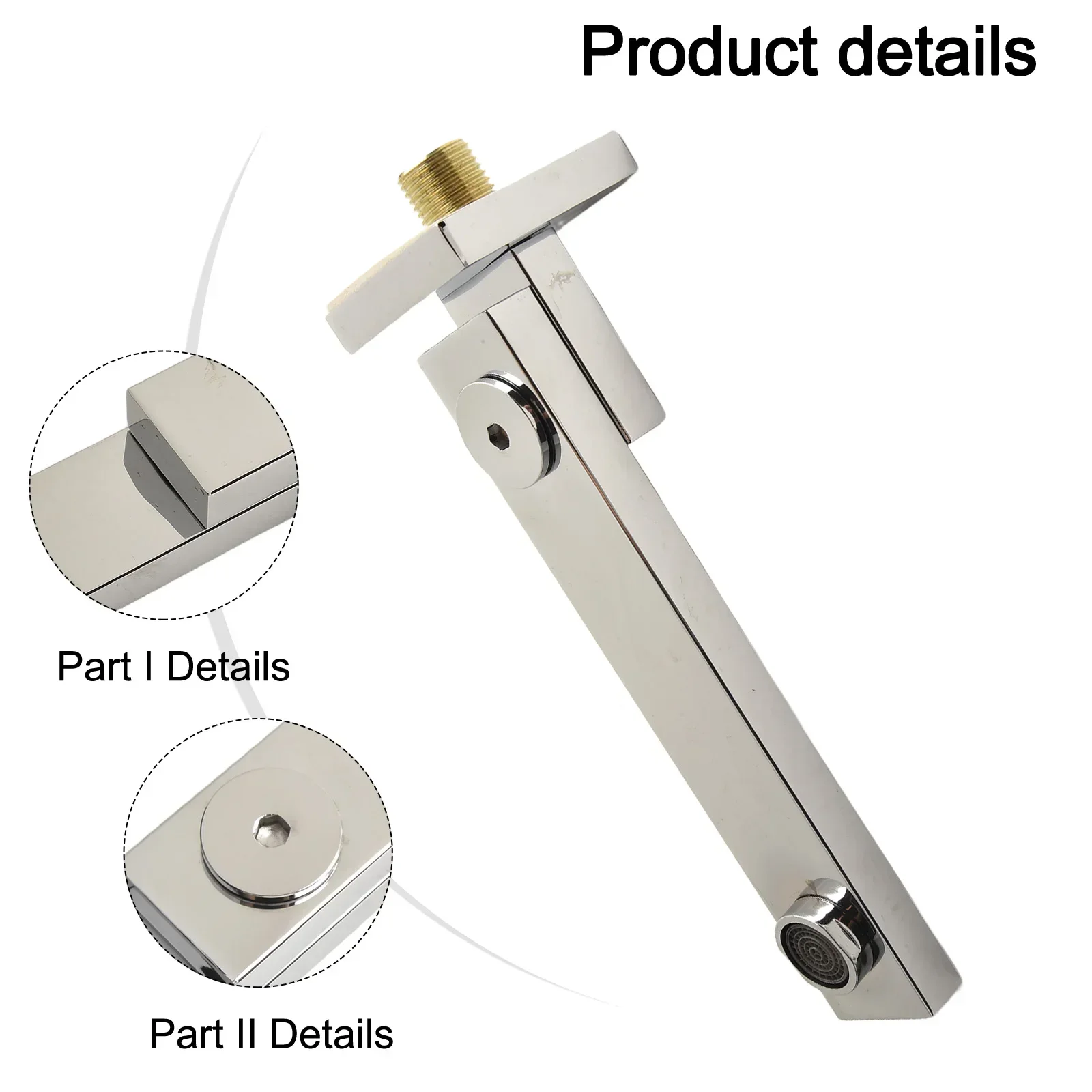 Foldable Nozzle Wall Mounted Bathtub Faucet 180 Degree Rotation Bath Faucet Shower Head Shower Bathroom Accessories Home 3