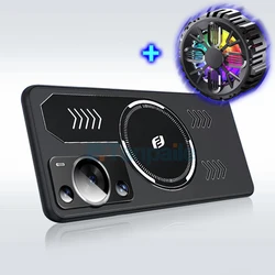 Enhanced Cooling Magnetic Phone Case with Heat Dissipation Cover for Huawei P50 (Case and FAN)