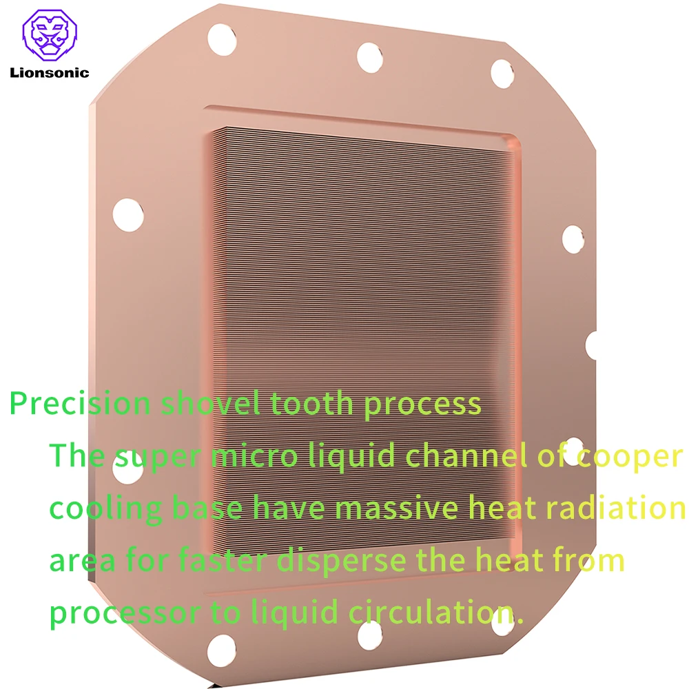 Lionsonic Water Cooler CPU Cooling ARGB Cooler Fan 120mm X99 Processor Cooler Liquid Cooling for LGA1700/1151/2011/AM3/AM4 White