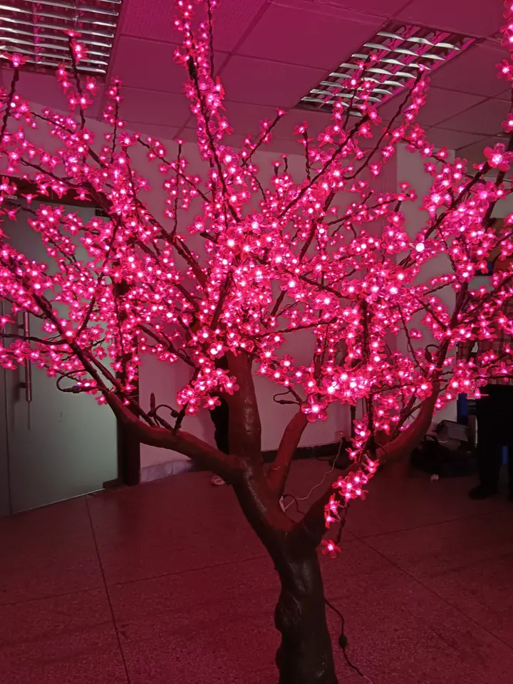 Outdoor LED Artificial Cherry Blossom Tree Light Christmas