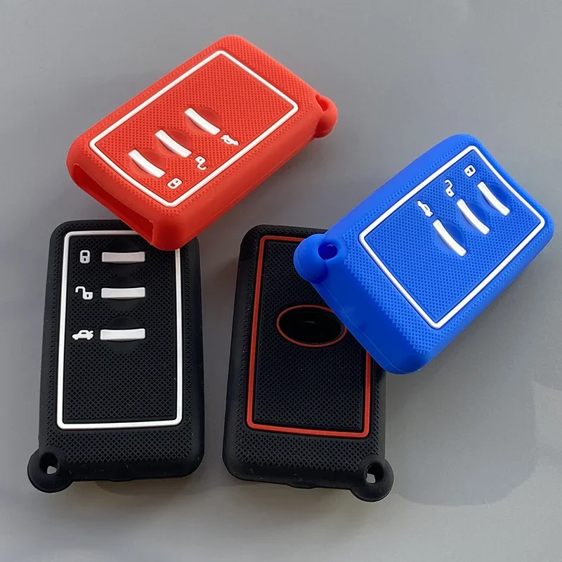 Key Case Key Case Cover Car Key Shell Remote Control Case Cover Silicone Car Key Cover Case hold shell for Subaru Forester Impreza Legacy XV Smart 3Buttons Key