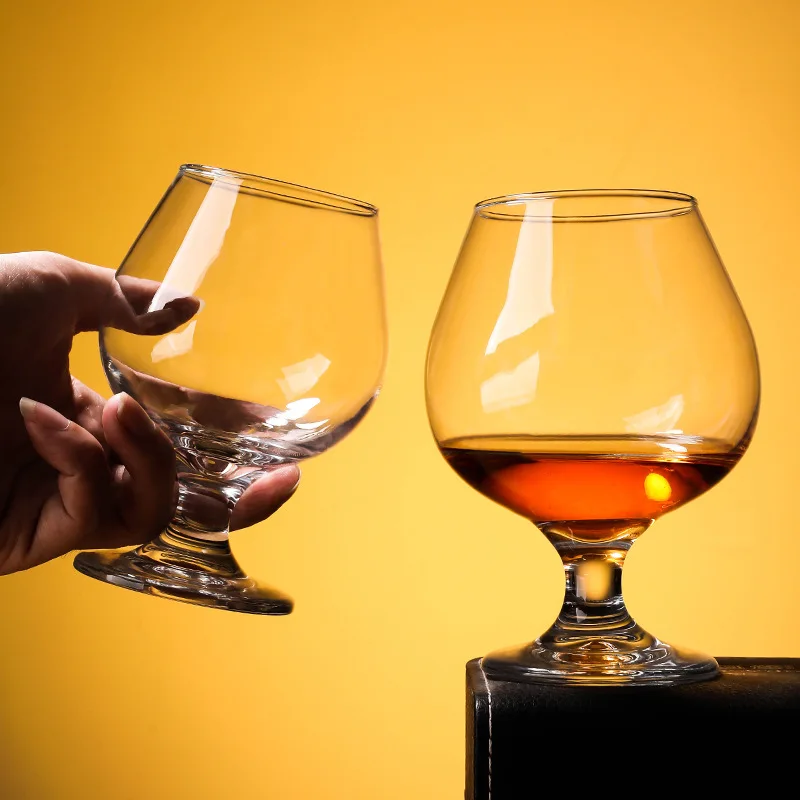 Glass Whiskey Wine Cup Set Small Brandy Short Feet High Feet Red Wine Cup Beer 2pcs whiskey glass drinking glasses set