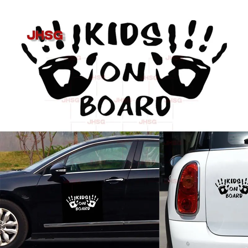 

KIOS ON BOARO 3D Car Stickers Kids Bumper Stickers Fun Vinyl Car Styling Decalcomania Motorcycle Bumper Stickers