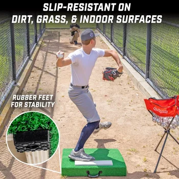 Portable Pitching Mound for Baseball Pitchers - 30 x 30 x 4 Inch 5