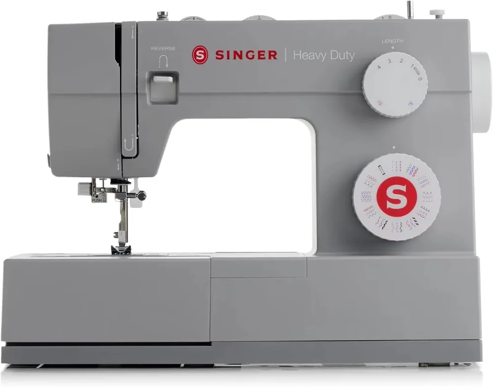 Singer Heavy Duty 4452 High Speed Sewing Machine With Accessory Kit Strong Motor With Enhanced Piercing Power, 110 Stitch