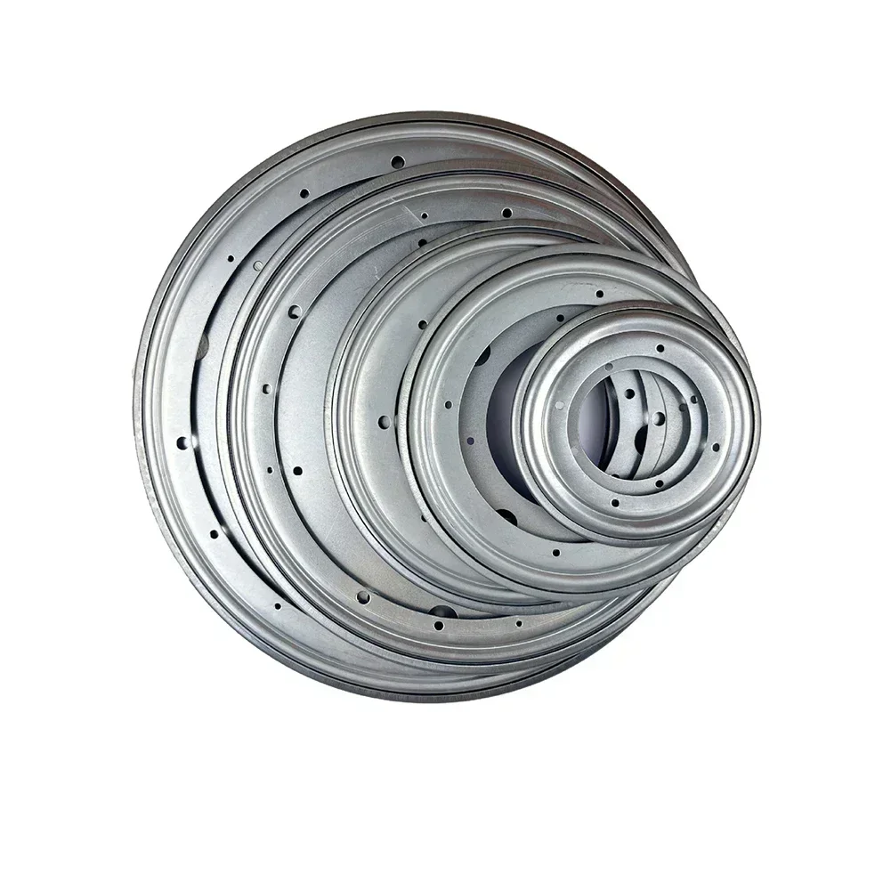 Rotating Display Stand Rotating Turntable Plate 4 Types Heavy Duty Rotating Bearing Turntable Lazy Susan Base Round Rotating Bearing Plate Turntable For Kitchen Dining Table