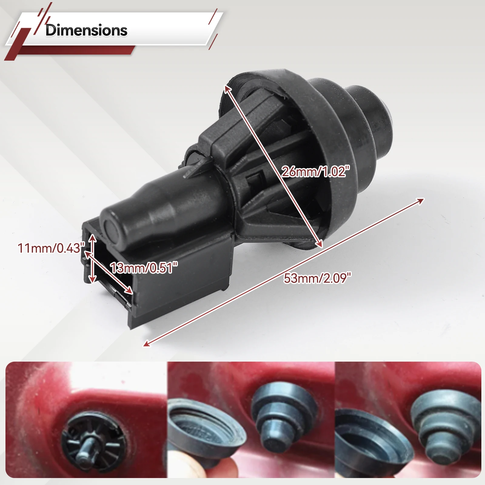 2 Stück 7700427640 Auto Innentür Courtesy Licht Sensor Schalter Für Renault Megane Scenic Clio II Dacia Duster Logan 7700427639 – Detail 3