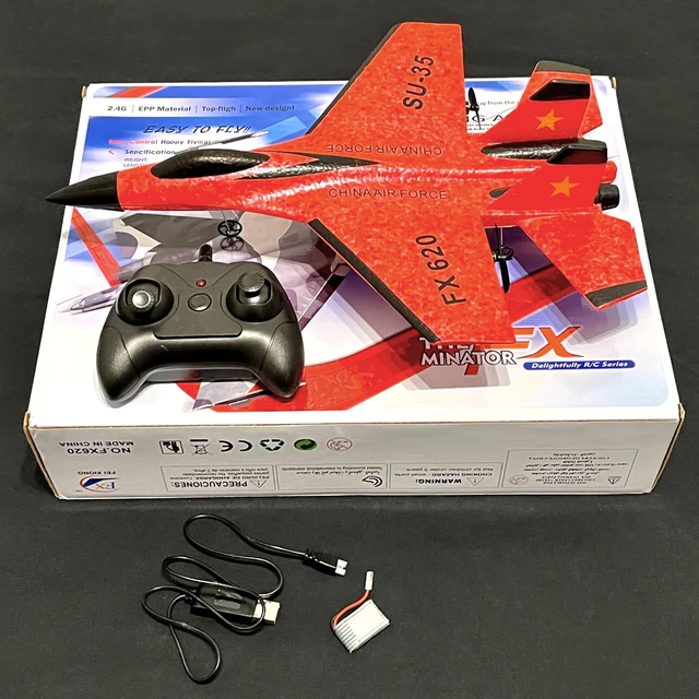 SU-35 RC Foam Airplane 2.4G RC Fighter Radio Control Glider EPP Foam Toy Electric RC Outdoor RC Airplane Kids Boys Birthday Toys 4