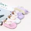 Spring Autumn New Newborn Girl Infant Flat Shoes Fashion Sweet Princess Soft Sole Toddler Shoes Mesh Lace Bow Baby First Walkers 2