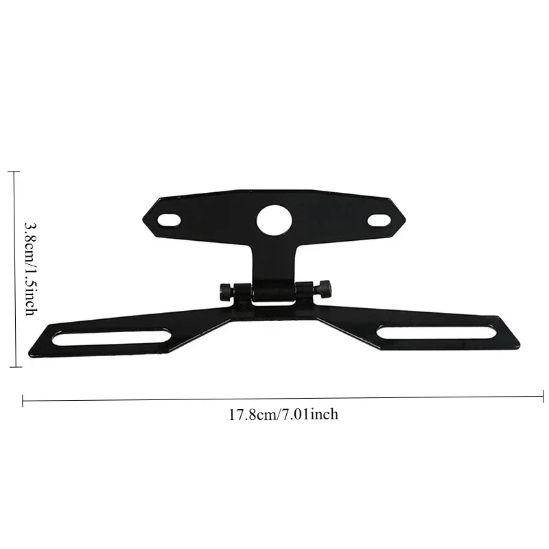 오토바이 후면 번호판 홀더: 번호판 및 테일 라이트용 접이식 브래킷