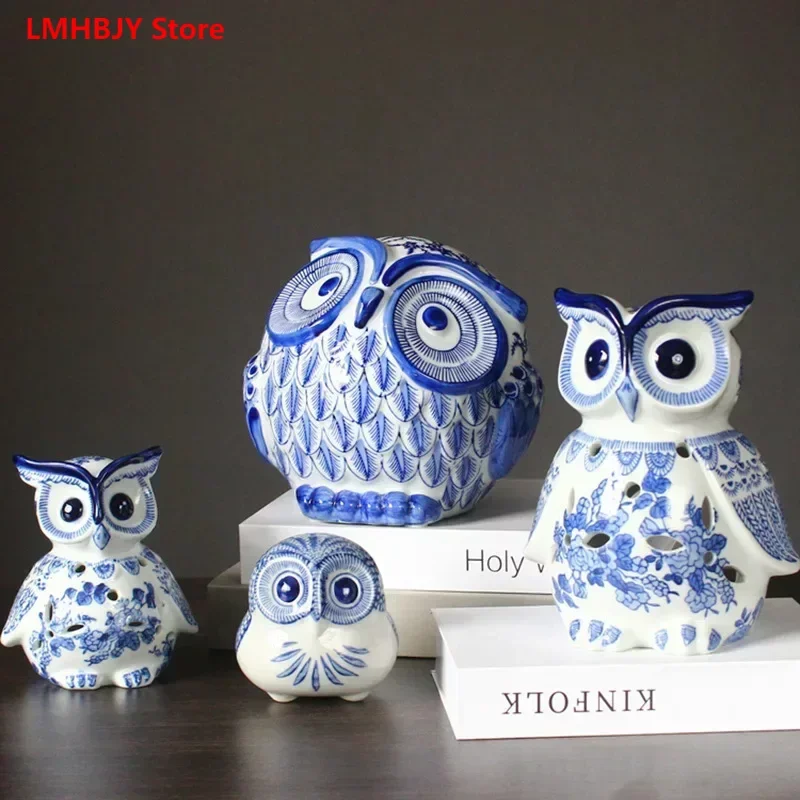 

LMHBJY Owl Aromatherapy Stove Decoration Sculpture Bird Home Living Room Entrance Decoration Handicrafts Ornaments