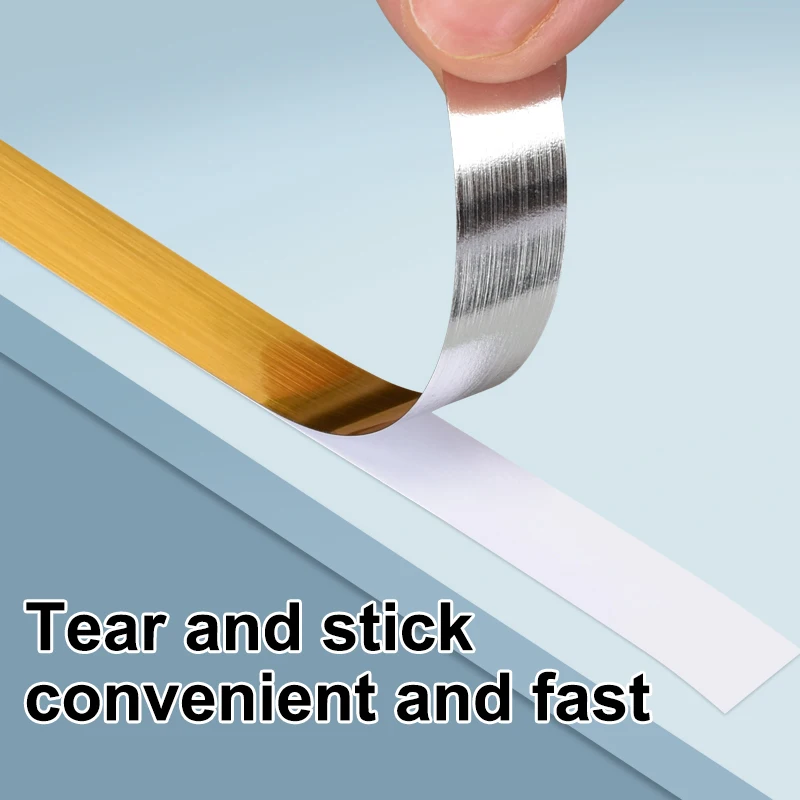Home Floor Seam Tape Strong Adhesion Tile Countertop Brushed Glossy Kitchen Cabinet Door Decoration Beautification Waterproof