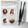 Small Flat Iron for Short Hair Pencil Flat Iron Mini Hair Straightener Ceramic Beard Straightener Tiny Hair Straightening Iron 4