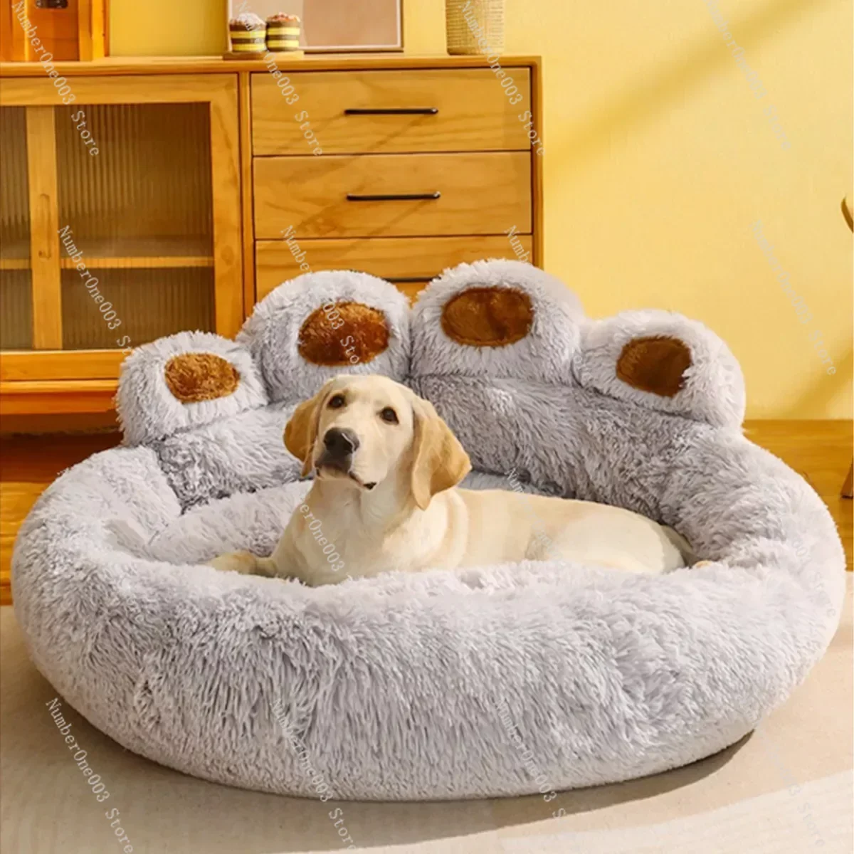 

Pet Dog Sofa Beds for Small Dogs Warm Large Dog Bed Mat Pets Kennel Washable Plush Cats Supplies Medium Basket Puppy Accessories