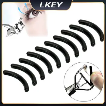 여성용 속눈썹 컬러 교체 패드, 고무 속눈썹 클램프, 고탄성 클립 패드, 블랙 항균 컬링 매트, 1 ~ 10 개
