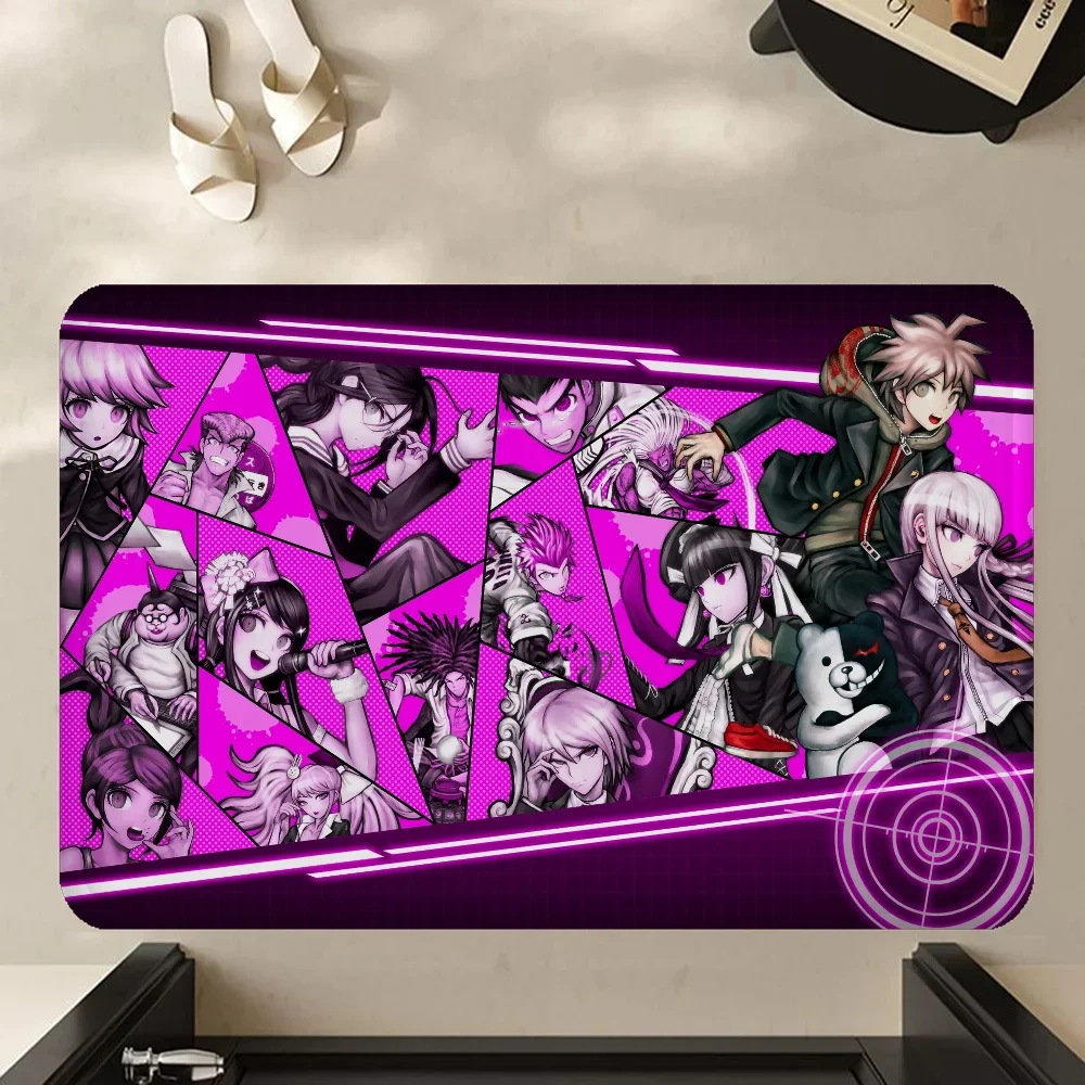 Anime Game Danganronpa Bathroom Mat Kids Room Bedroom Decoration Balcony Anti-Slip Doormat Living Room Welcome Rug 5