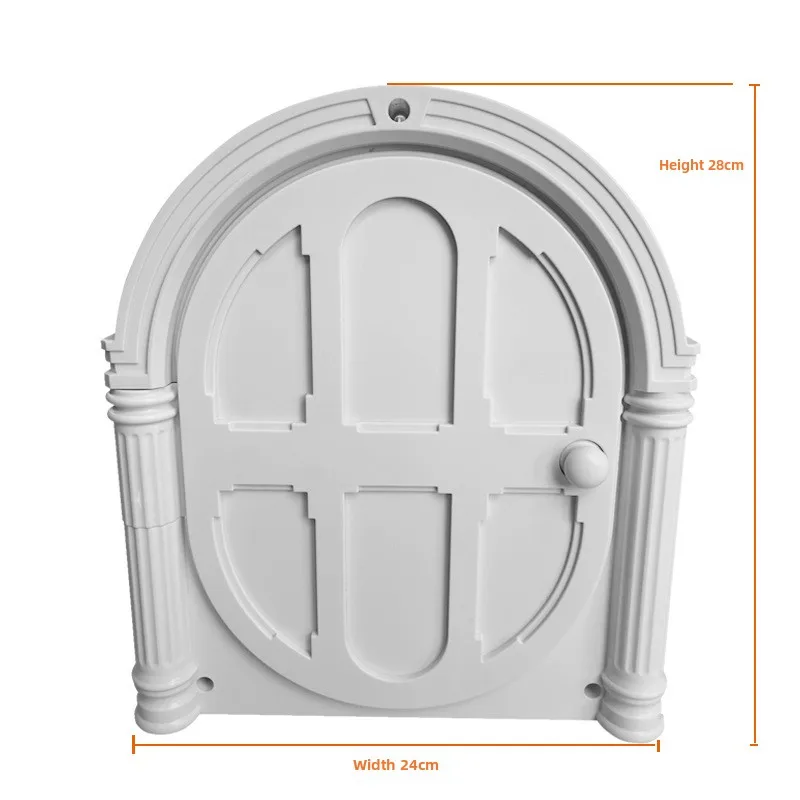 Cat Door Dog Doors Security Lock Controllable Switch Gate Puppy Kitten Hole House Safety Pet Supplies Crates Entry Fence