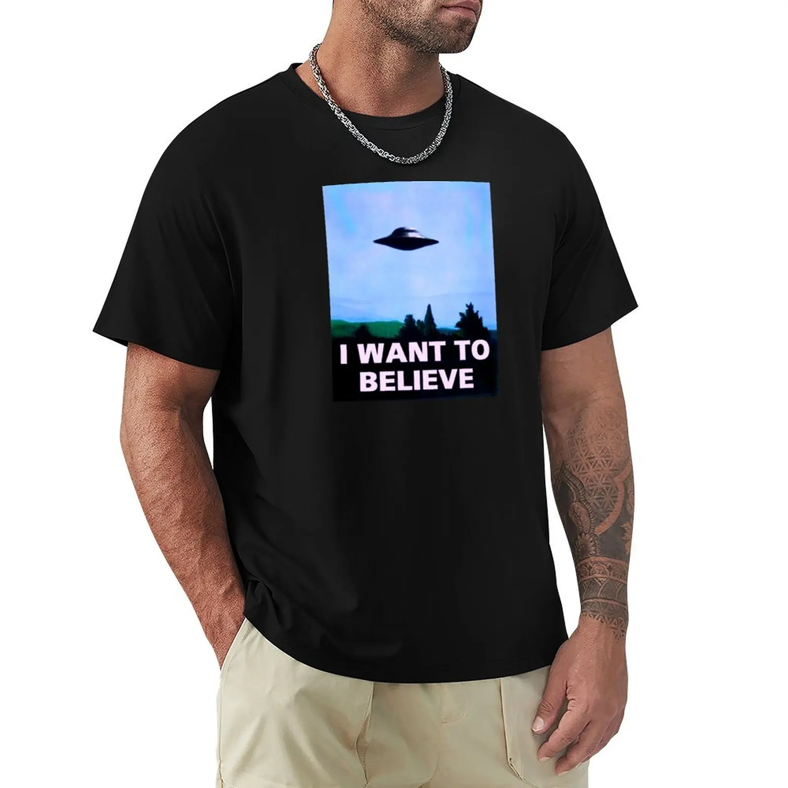 

I WANT TO BELIEVE T-shirt for a boy sweat sweat shirts, men